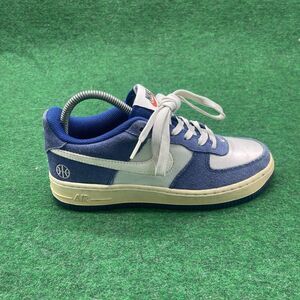 Nike Air Force 1 GS 596728-438 Youth Size 5Y- Blue White